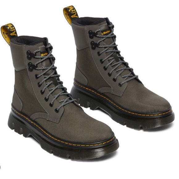 NWT Dr. Martens Tarik Utility Boots (unisex) Gunmetal AJAX+EX TOUGH 50/50+HYDRO - Picture 8 of 16
